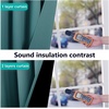 image:imageNICETOWN 100 Blackout Curtains for Windows Pack of 2 Peacock Teal 52 W x 120 L Super HeavyDuty Black Lined Total Darkness Drapes for Bedroom Privacy Assured Window Treatment for Patio