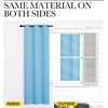 image:imageNICETOWN Blue Room Darkening Panels  Nursery amp Infant Care Drapes Extra Long 95 inches Length Curtains for Patio DoorDining Room 2 Pieces 42 inches Wide