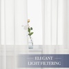 image:imageNICETOWN White Sheer Curtains 63 inche Length 2 Panels for Bedroom Rod Pocket Lightweight Drapes Voile Sheer Drapes Air amp Breathable Window Treatments for Kids Room W37 x L63Beige