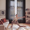 image:imageNICETOWN White Sheer Curtains 63 inche Length 2 Panels for Bedroom Rod Pocket Lightweight Drapes Voile Sheer Drapes Air amp Breathable Window Treatments for Kids Room W37 x L63Black