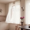 image:imageNICETOWN White Sheer Curtains 63 inche Length 2 Panels for Bedroom Rod Pocket Lightweight Drapes Voile Sheer Drapes Air amp Breathable Window Treatments for Kids Room W37 x L63Natural