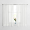 image:imageNICETOWN White Sheer Curtains 63 inche Length 2 Panels for Bedroom Rod Pocket Lightweight Drapes Voile Sheer Drapes Air amp Breathable Window Treatments for Kids Room W37 x L63Ivory