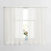image:imageNICETOWN White Sheer Curtains 63 inche Length 2 Panels for Bedroom Rod Pocket Lightweight Drapes Voile Sheer Drapes Air amp Breathable Window Treatments for Kids Room W37 x L63Beige