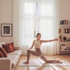 image:imageNICETOWN White Sheer Curtains 63 inche Length 2 Panels for Bedroom Rod Pocket Lightweight Drapes Voile Sheer Drapes Air amp Breathable Window Treatments for Kids Room W37 x L63Natural