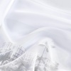 image:imageNICETOWN White Sheer Curtains 63 inche Length 2 Panels for Bedroom Rod Pocket Lightweight Drapes Voile Sheer Drapes Air amp Breathable Window Treatments for Kids Room W37 x L63White