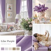 image:imageNICETOWN Lavender Purple Velvet Curtains 84 inch Long for Girls Bedroom Room Darkening Drapes Soft Privacy Protection Window Treatments for Hall 2 Pieces 52 WideLilac Purple