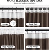 image:imageNICETOWN Lavender Purple Velvet Curtains 84 inch Long for Girls Bedroom Room Darkening Drapes Soft Privacy Protection Window Treatments for Hall 2 Pieces 52 WideBrown