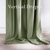 image:imageNICETOWN Lavender Purple Velvet Curtains 84 inch Long for Girls Bedroom Room Darkening Drapes Soft Privacy Protection Window Treatments for Hall 2 Pieces 52 WideSage Green