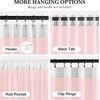 image:imageNICETOWN Lavender Purple Velvet Curtains 84 inch Long for Girls Bedroom Room Darkening Drapes Soft Privacy Protection Window Treatments for Hall 2 Pieces 52 WideBaby Pink