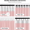 image:imageNICETOWN Lavender Purple Velvet Curtains 84 inch Long for Girls Bedroom Room Darkening Drapes Soft Privacy Protection Window Treatments for Hall 2 Pieces 52 WideBlush Pink