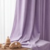 image:imageNICETOWN Lavender Purple Velvet Curtains 84 inch Long for Girls Bedroom Room Darkening Drapes Soft Privacy Protection Window Treatments for Hall 2 Pieces 52 WideLilac Purple