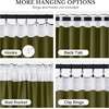 image:imageNICETOWN Lavender Purple Velvet Curtains 84 inch Long for Girls Bedroom Room Darkening Drapes Soft Privacy Protection Window Treatments for Hall 2 Pieces 52 WideMoss Green