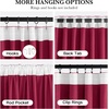 image:imageNICETOWN Lavender Purple Velvet Curtains 84 inch Long for Girls Bedroom Room Darkening Drapes Soft Privacy Protection Window Treatments for Hall 2 Pieces 52 WideRed