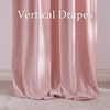 image:imageNICETOWN Lavender Purple Velvet Curtains 84 inch Long for Girls Bedroom Room Darkening Drapes Soft Privacy Protection Window Treatments for Hall 2 Pieces 52 WideBlush Pink