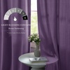 image:imageNICETOWN Lavender Purple Velvet Curtains 84 inch Long for Girls Bedroom Room Darkening Drapes Soft Privacy Protection Window Treatments for Hall 2 Pieces 52 WideLilac Purple