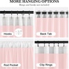 image:imageNICETOWN Lavender Purple Velvet Curtains 84 inch Long for Girls Bedroom Room Darkening Drapes Soft Privacy Protection Window Treatments for Hall 2 Pieces 52 WideBaby Pink