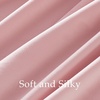 image:imageNICETOWN Lavender Purple Velvet Curtains 84 inch Long for Girls Bedroom Room Darkening Drapes Soft Privacy Protection Window Treatments for Hall 2 Pieces 52 WideBaby Pink