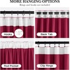 image:imageNICETOWN Lavender Purple Velvet Curtains 84 inch Long for Girls Bedroom Room Darkening Drapes Soft Privacy Protection Window Treatments for Hall 2 Pieces 52 WideRed
