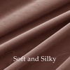 image:imageNICETOWN Lavender Purple Velvet Curtains 84 inch Long for Girls Bedroom Room Darkening Drapes Soft Privacy Protection Window Treatments for Hall 2 Pieces 52 WideDusty Rose Pink