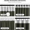 image:imageNICETOWN Lavender Purple Velvet Curtains 84 inch Long for Girls Bedroom Room Darkening Drapes Soft Privacy Protection Window Treatments for Hall 2 Pieces 52 WideSage Green