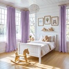 image:imageNICETOWN Lavender Purple Velvet Curtains 84 inch Long for Girls Bedroom Room Darkening Drapes Soft Privacy Protection Window Treatments for Hall 2 Pieces 52 WideLilac Purple