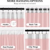 image:imageNICETOWN Lavender Purple Velvet Curtains 84 inch Long for Girls Bedroom Room Darkening Drapes Soft Privacy Protection Window Treatments for Hall 2 Pieces 52 WideBlush Pink