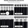 image:imageNICETOWN Lavender Purple Velvet Curtains 84 inch Long for Girls Bedroom Room Darkening Drapes Soft Privacy Protection Window Treatments for Hall 2 Pieces 52 WideBlack