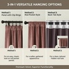 image:imageNICETOWN Lavender Purple Velvet Curtains 84 inch Long for Girls Bedroom Room Darkening Drapes Soft Privacy Protection Window Treatments for Hall 2 Pieces 52 WideDusty Rose Pink