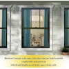 image:imageNICETOWN Snow White Cold Reducing Blackout Curtains 84 Long Full Light Blocking Drapes with Liner Thermal Insulated Draperies for Hall Villa 2 Pieces 42 Wide Each Panel Pure Snow WhiteCyan Green