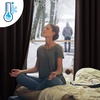 image:imageNICETOWN Snow White Cold Reducing Blackout Curtains 84 Long Full Light Blocking Drapes with Liner Thermal Insulated Draperies for Hall Villa 2 Pieces 42 Wide Each Panel Pure Snow WhiteCoffee Brown