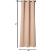 image:imageNICETOWN Snow White Cold Reducing Blackout Curtains 84 Long Full Light Blocking Drapes with Liner Thermal Insulated Draperies for Hall Villa 2 Pieces 42 Wide Each Panel Pure Snow WhiteTan