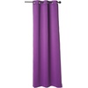 image:imageNICETOWN Snow White Cold Reducing Blackout Curtains 84 Long Full Light Blocking Drapes with Liner Thermal Insulated Draperies for Hall Villa 2 Pieces 42 Wide Each Panel Pure Snow WhitePurple