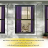 image:imageNICETOWN Snow White Cold Reducing Blackout Curtains 84 Long Full Light Blocking Drapes with Liner Thermal Insulated Draperies for Hall Villa 2 Pieces 42 Wide Each Panel Pure Snow WhitePurple