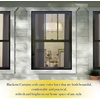 image:imageNICETOWN Snow White Cold Reducing Blackout Curtains 84 Long Full Light Blocking Drapes with Liner Thermal Insulated Draperies for Hall Villa 2 Pieces 42 Wide Each Panel Pure Snow WhiteDark Grey