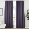 image:imageNICETOWN Light Reducing Curtain Panels Window Draperies  Greyish Purple Color 52x84 inch 2 Pieces Insulating Room Darkening Drapes for Bedroom