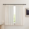 image:imageNICETOWN Linen Pinch Pleated Curtain for BedroomLiving Room Thermal Insulated Back Tab Linen Curtain Drapes Soft Rich Material Light Reducing Drape Panels for Window 2 Panels 52 x 84 InchLinen