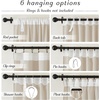 image:imageNICETOWN Linen Pinch Pleated Curtain for BedroomLiving Room Thermal Insulated Back Tab Linen Curtain Drapes Soft Rich Material Light Reducing Drape Panels for Window 2 Panels 52 x 84 InchCream