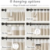 image:imageNICETOWN Linen Pinch Pleated Curtain for BedroomLiving Room Thermal Insulated Back Tab Linen Curtain Drapes Soft Rich Material Light Reducing Drape Panels for Window 2 Panels 52 x 84 InchTaupe
