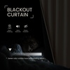 image:imageNICETOWN 2 Panels Thermal Insulated Blackout Doorway Curtains 80 inches Long Thick Room Darkening Grommet Drapes with Black Liner Noise Reducing Window Cover for Bedroom Living Room Grey 34 WBiscotti Beige