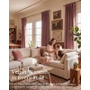 image:imageNICETOWN Gold Brown Velvet Curtains 120 inch Length 2 Panels Rod Pocket amp Back Tab Room Darkening Window Treatments Winter Curtains for Living RoomBedroom W52 x L120Rose Wild