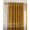 image:imageNICETOWN Gold Brown Velvet Curtains 120 inch Length 2 Panels Rod Pocket amp Back Tab Room Darkening Window Treatments Winter Curtains for Living RoomBedroom W52 x L120Mustard Yellow
