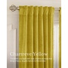 image:imageNICETOWN Gold Brown Velvet Curtains 120 inch Length 2 Panels Rod Pocket amp Back Tab Room Darkening Window Treatments Winter Curtains for Living RoomBedroom W52 x L120Chartreve Yellow
