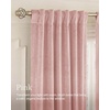 image:imageNICETOWN Gold Brown Velvet Curtains 120 inch Length 2 Panels Rod Pocket amp Back Tab Room Darkening Window Treatments Winter Curtains for Living RoomBedroom W52 x L120Pink