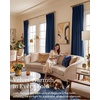 image:imageNICETOWN Gold Brown Velvet Curtains 120 inch Length 2 Panels Rod Pocket amp Back Tab Room Darkening Window Treatments Winter Curtains for Living RoomBedroom W52 x L120Navy Blue