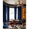 image:imageNICETOWN Gold Brown Velvet Curtains 120 inch Length 2 Panels Rod Pocket amp Back Tab Room Darkening Window Treatments Winter Curtains for Living RoomBedroom W52 x L120Navy Blue