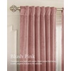 image:imageNICETOWN Gold Brown Velvet Curtains 120 inch Length 2 Panels Rod Pocket amp Back Tab Room Darkening Window Treatments Winter Curtains for Living RoomBedroom W52 x L120Blush Pink