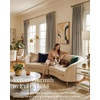 image:imageNICETOWN Gold Brown Velvet Curtains 120 inch Length 2 Panels Rod Pocket amp Back Tab Room Darkening Window Treatments Winter Curtains for Living RoomBedroom W52 x L120Taupe