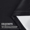 image:imageNICETOWN Ombre Room Darkening Curtains Sea Teal for Windows 95 inch Long Grommet Decorative Curtains for BedroomLiving Room Modern Design Gradient Drapes 2 Panels104 WWhite to Black