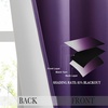 image:imageNICETOWN Ombre Room Darkening Curtains Sea Teal for Windows 95 inch Long Grommet Decorative Curtains for BedroomLiving Room Modern Design Gradient Drapes 2 Panels104 WWhite to Purple