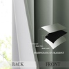 image:imageNICETOWN Ombre Room Darkening Curtains Sea Teal for Windows 95 inch Long Grommet Decorative Curtains for BedroomLiving Room Modern Design Gradient Drapes 2 Panels104 WDark Mallard